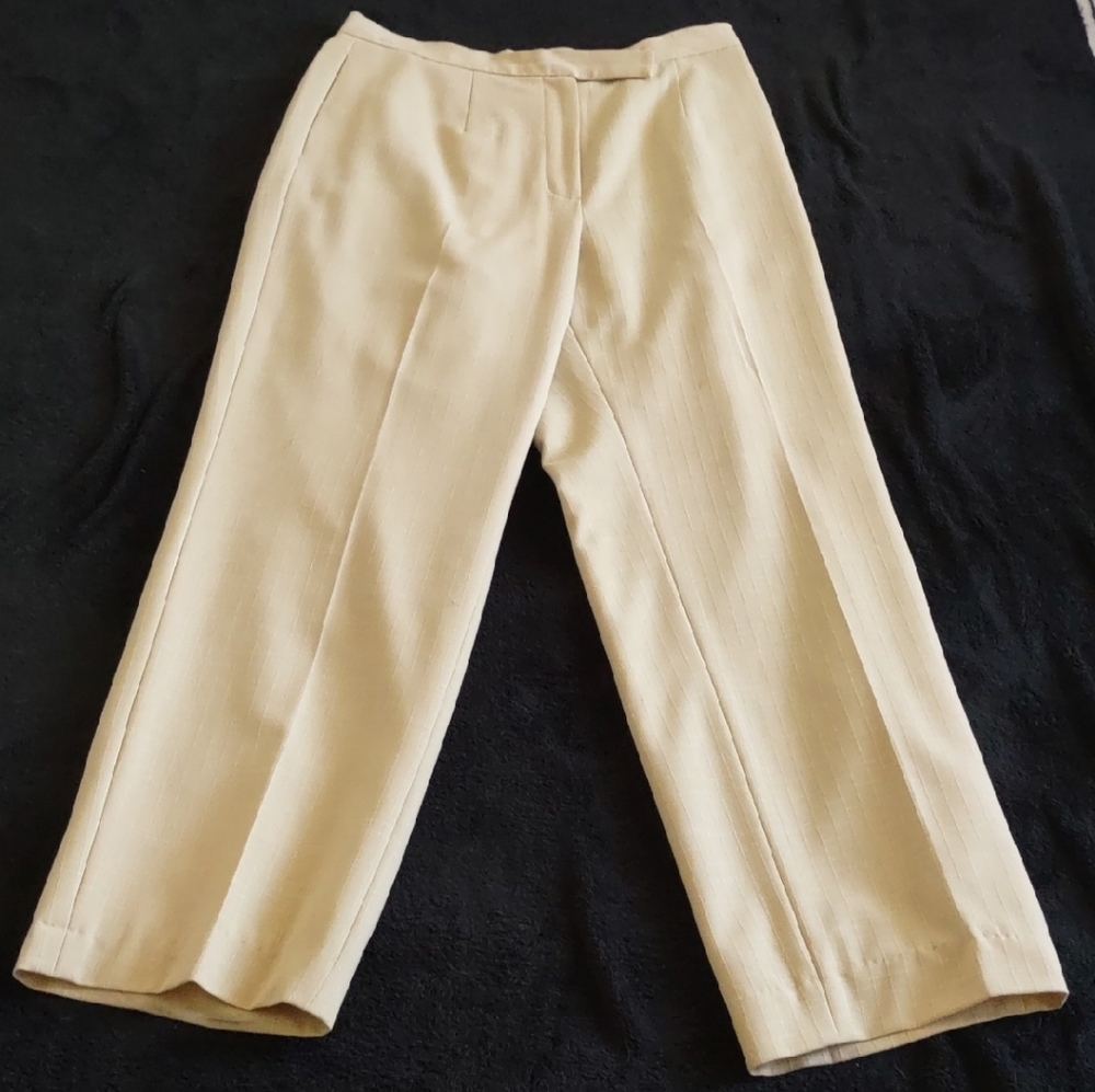 Kasper Beige Women's Dress Pants - Straight Leg